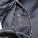 FENDI Zucca Canvas Shoulder Bag Black Auth 148857-12