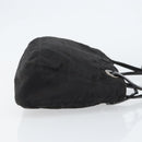 FENDI Zucca Canvas Shoulder Bag Black Auth 148857-3