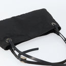 FENDI Zucca Canvas Shoulder Bag Black Auth 148857-6