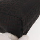 FENDI Zucchino Canvas Hand Bag Black Auth 148858-9
