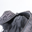 FENDI Zucchino Canvas Hand Bag Black Auth 148858-18