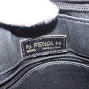 FENDI Shoulder Bag Leather Black Auth 148859-11