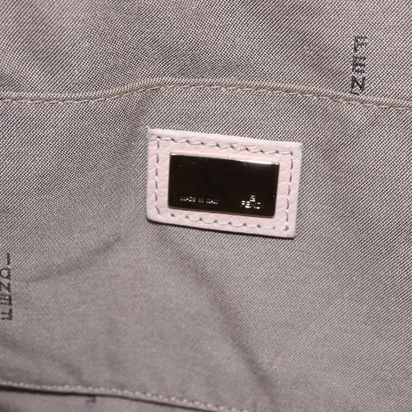 FENDI Zucchino Canvas Tote Bag Multicolor Gold Auth 148860