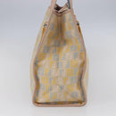 FENDI Zucchino Canvas Tote Bag Multicolor Gold Auth 148860-4