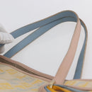 FENDI Zucchino Canvas Tote Bag Multicolor Gold Auth 148860-8