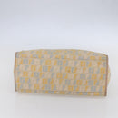 FENDI Zucchino Canvas Tote Bag Multicolor Gold Auth 148860-5