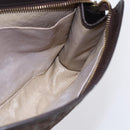 Christian Dior Trotter Canvas Clutch Bag Brown Auth 148875-10