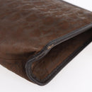 Christian Dior Trotter Canvas Clutch Bag Brown Auth 148875-7
