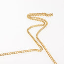 Christian Dior Honeycomb Canvas Chain Shoulder Bag PVC Black Gold Auth 148882-8