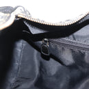 Christian Dior Trotter Canvas Boston Bag PVC Black Gold Auth 148883-24