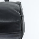 Christian Dior Tote Bag Leather Black Gold Auth 148884-14