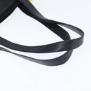 Christian Dior Tote Bag Leather Black Gold Auth 148884-7