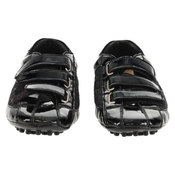 Christian Dior Baby Shoes Trotter Canvas Black Auth 148885V - 0