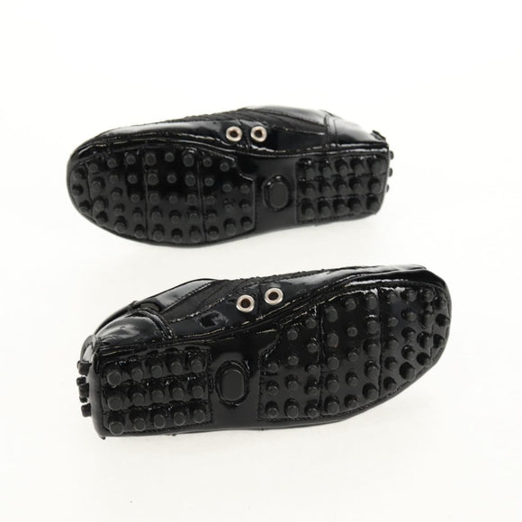 Christian Dior Baby Shoes Trotter Canvas Black Auth 148885V