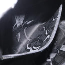 Salvatore Ferragamo Gancini Shoulder Bag Suede Black Gold Auth 148886-11