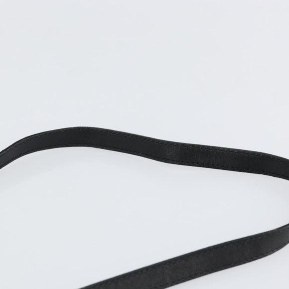 Salvatore Ferragamo Gancini Hand Bag Leather 2way Silver Black Auth 148888