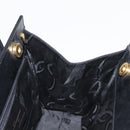 Salvatore Ferragamo Vala Hand Bag Leather Black Gold Auth 148890-17