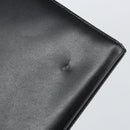 GIVENCHY Hand Bag Leather Black Gold Auth 148891-15