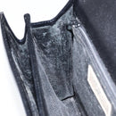 GIVENCHY Hand Bag Leather Black Gold Auth 148891-20