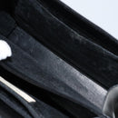 GIVENCHY Hand Bag Leather Black Gold Auth 148891-23