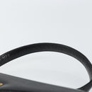 GIVENCHY Hand Bag Leather Black Gold Auth 148891-8