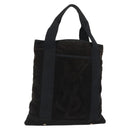 SAINT LAURENT Tote Bag Corduroy Navy Gold 148884 Auth 148894-1