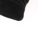 SAINT LAURENT Tote Bag Corduroy Navy Gold 148884 Auth 148894-19