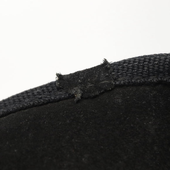 SAINT LAURENT Tote Bag Corduroy Navy Gold 148884 Auth 148894