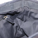 SAINT LAURENT Tote Bag Corduroy Navy Gold 148884 Auth 148894-21