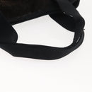 SAINT LAURENT Tote Bag Corduroy Navy Gold 148884 Auth 148894-6