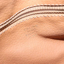 CELINE Macadam Canvas Hand Bag PVC Leather Brown Gold Auth 148895-16