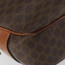 CELINE Macadam Canvas Shoulder Bag PVC Leather Brown Gold Auth 148899-15