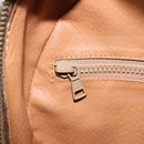 CELINE Macadam Canvas Shoulder Bag PVC Leather Brown Gold Auth 148899-22