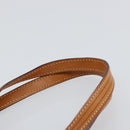 CELINE Macadam Canvas Tote Bag PVC Leather Brown Gold Auth 148902-8