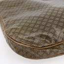 CELINE Macadam Canvas Hand Bag PVC Leather Brown Auth 148903-14