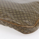 CELINE Macadam Canvas Hand Bag PVC Leather Brown Auth 148903-15