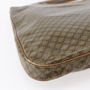 CELINE Macadam Canvas Hand Bag PVC Leather Brown Auth 148903-16