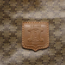 CELINE Macadam Canvas Hand Bag PVC Leather Brown Auth 148903-17
