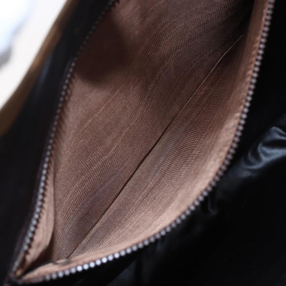 CELINE Macadam Canvas Hand Bag PVC Leather Brown Auth 148903