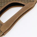 CELINE Macadam Canvas Hand Bag PVC Leather Brown Auth 148903-7