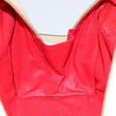 CELINE Circle Hand Bag Leather 2way Beige Gold Auth 148905-22