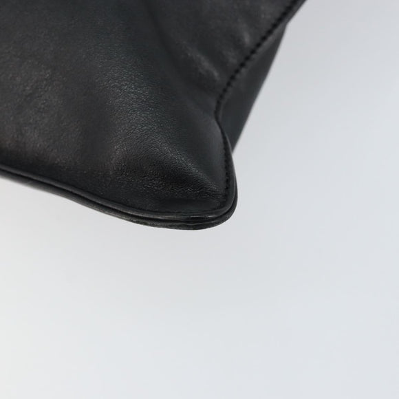 LOEWE Anagram Tote Bag Leather Black Auth 148909