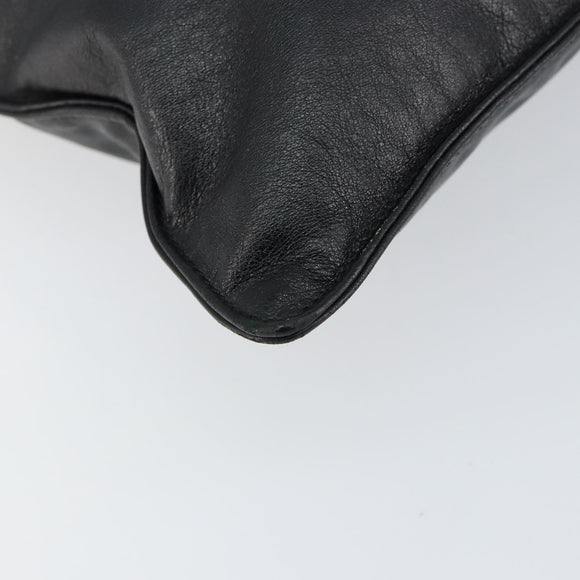 LOEWE Anagram Tote Bag Leather Black Auth 148909