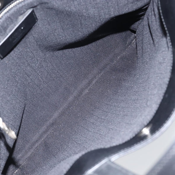 LOEWE Anagram Tote Bag Leather Black Auth 148909