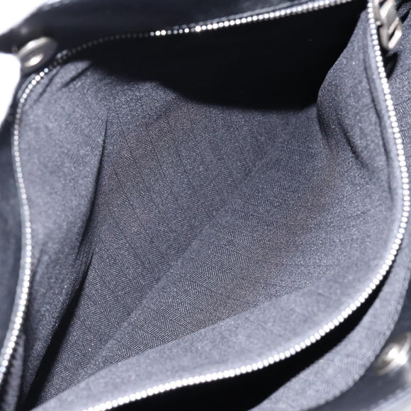 LOEWE Anagram Tote Bag Leather Black Auth 148909