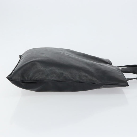 LOEWE Anagram Tote Bag Leather Black Auth 148909