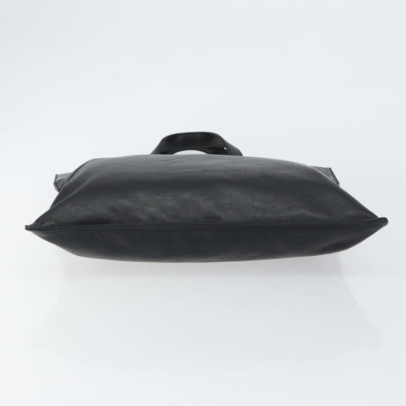 LOEWE Anagram Tote Bag Leather Black Auth 148909