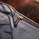 LOEWE Anagram Justa Hand Bag Leather Bronze Gold Auth 148910-21