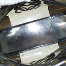 LOEWE Anagram Americana 28 Hand Bag Vinyl Black Auth 148911-11