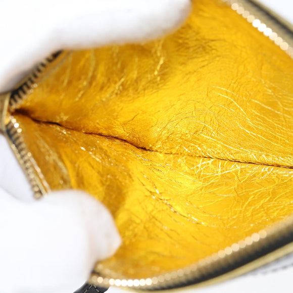 LOEWE Anagram Americana 28 Hand Bag Vinyl Black Auth 148911